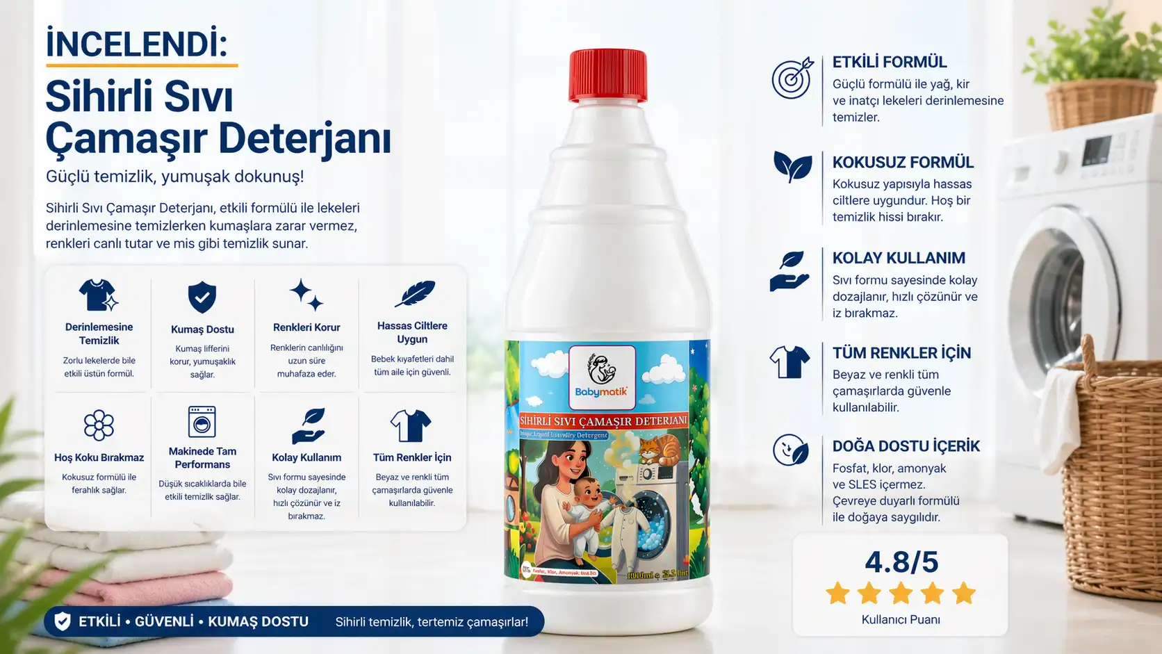 Bebek çamaşır deterjanı