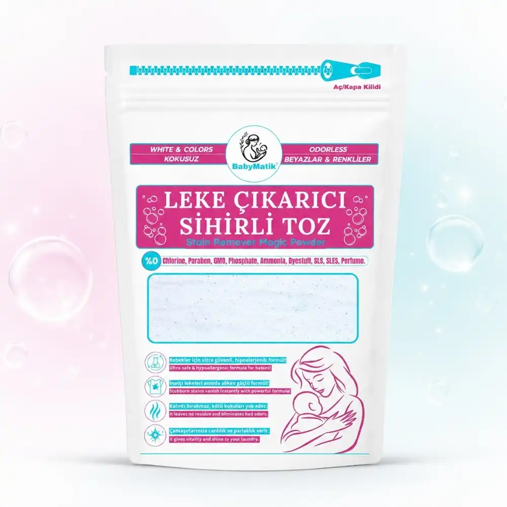 BabyMatik ürün ailesi Leke Çıkarıcı Sihirli Toz
