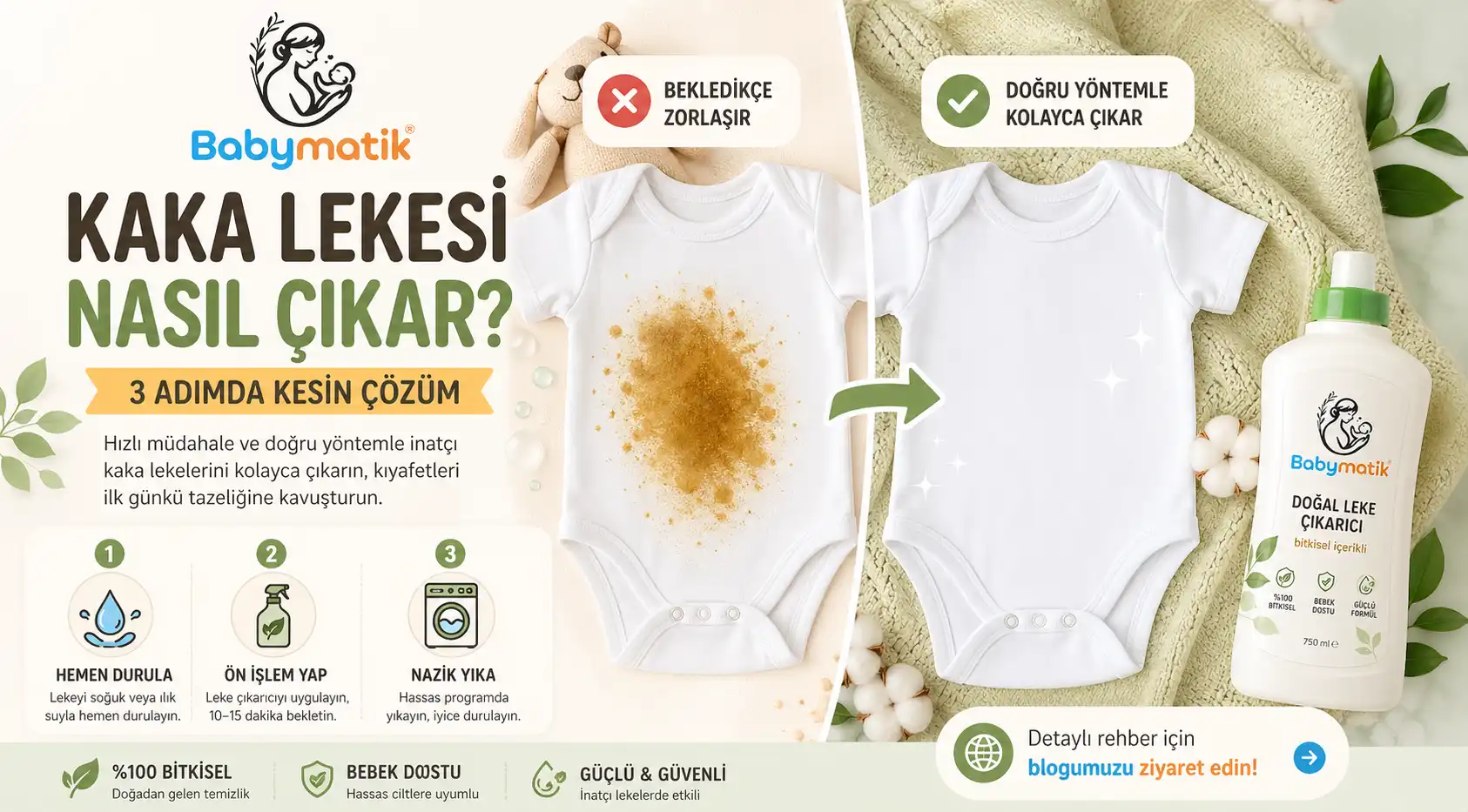 kaka lekesi nasıl çıkar?