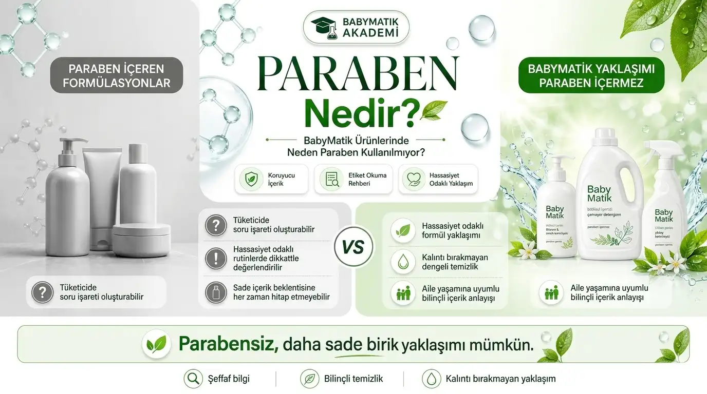 Paraben Nedir? BabyMatik neden paraben kullanmaz.
